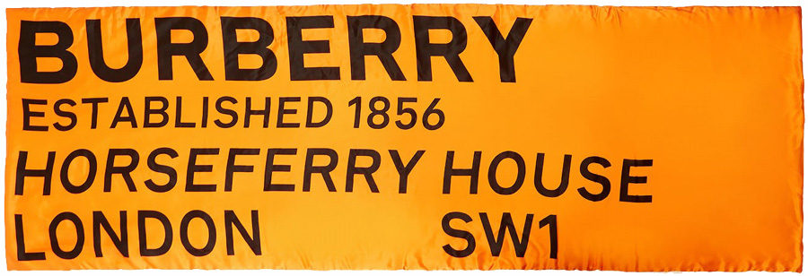 ����� ���� Burberry ����� ��������� ������ �������� � ��� �� ����� VFNO 2019